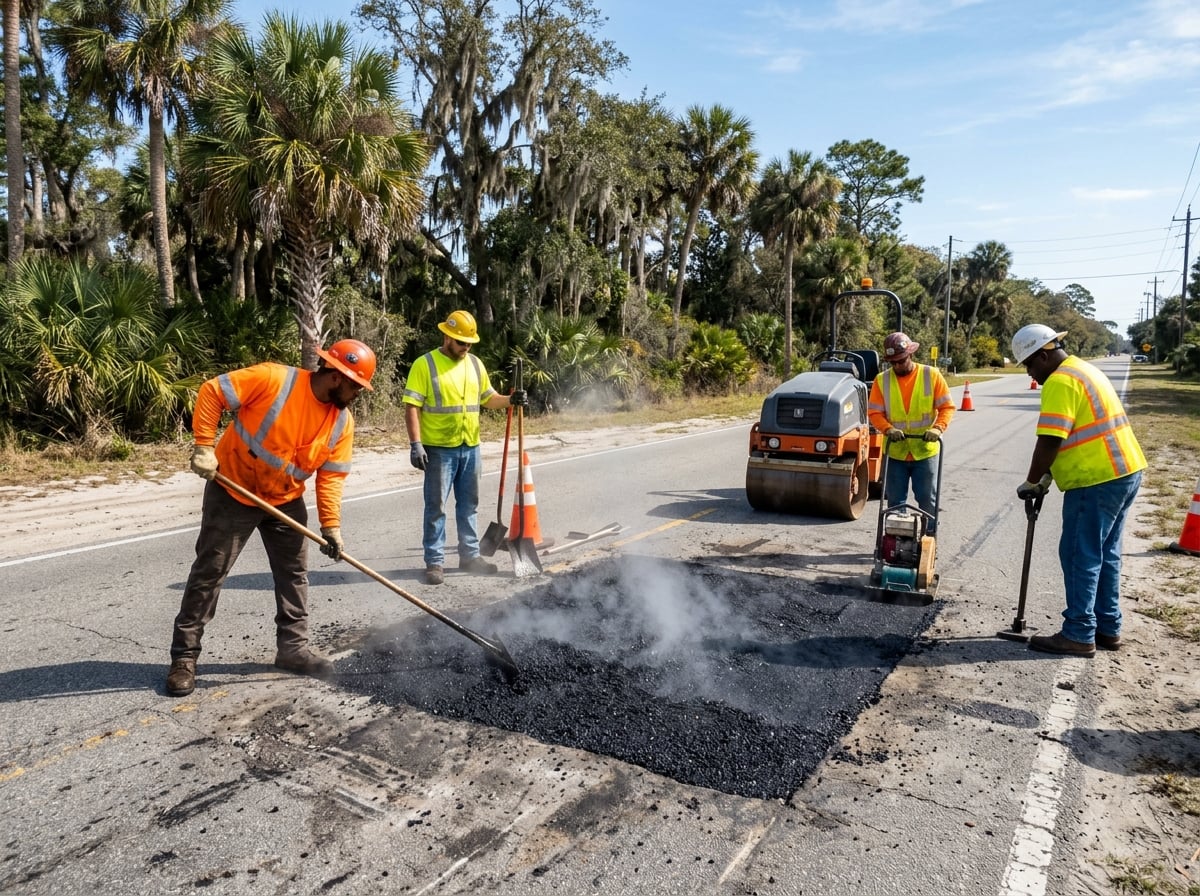 Asphalt repair and patching Beaufort SC — driveway and roadway